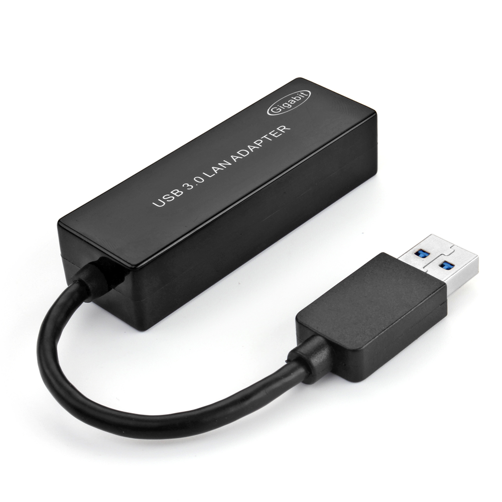 Portable USB to Ethernet adapter connects a USB 3.0 (backwards compatible with USB 2.0) equipped computer or tablet to a router, modem, or network switch to bring Gigabit Ethernet to your network connection; A Cat6 Ethernet cable (sold separately) is recommended