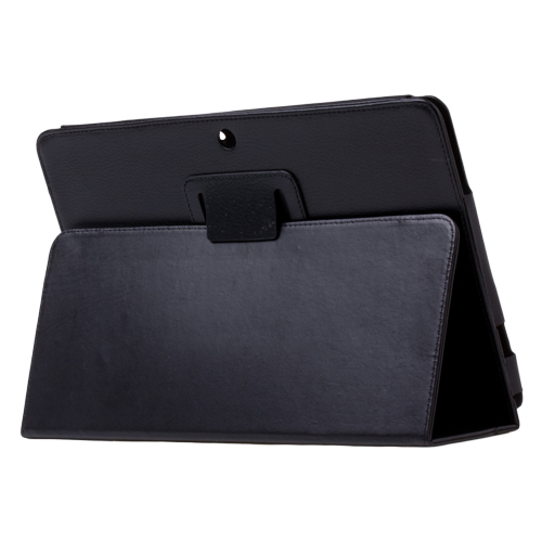 Asus Transformer TF101 Eee Pad Black Leather Case Stand  