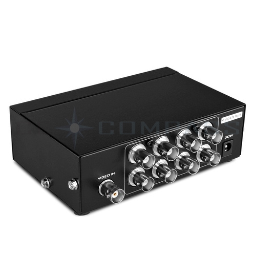 1 to 8 BNC Composite Video Splitter Distribution Amplifier CCTV