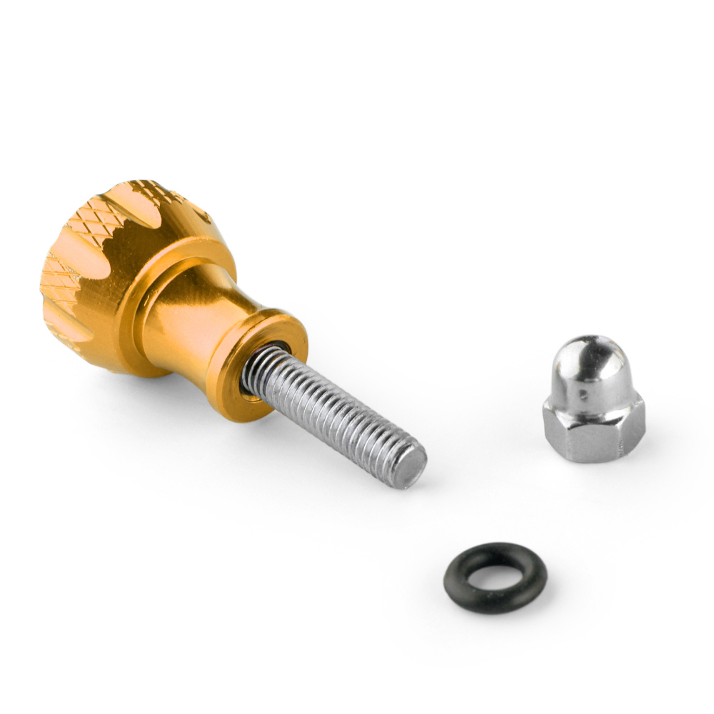 3pcs Gopro Thumb Screw Set Kit Thumbscrew Gold for GoPro Hero 4 3+ 3 2