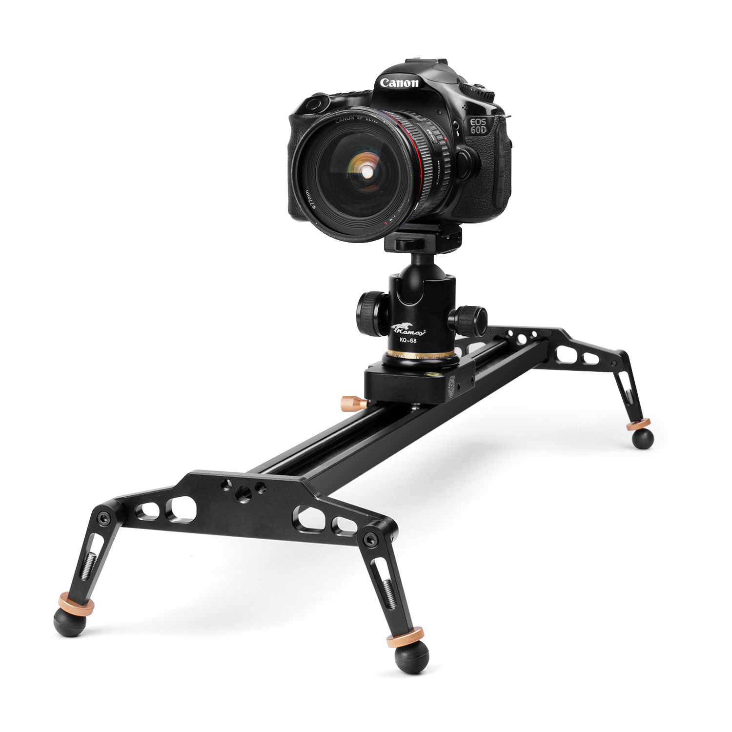 32"/80cm DSLR Camera Track Slider Dolly Video DV Stabilization Stabilizer Rail System with 17.6lbs/8kg Load Capacity and Perfect for Studio Photography and Video