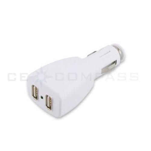 2 Port USB Cigarette Lighter Socket Power Charger Adapter