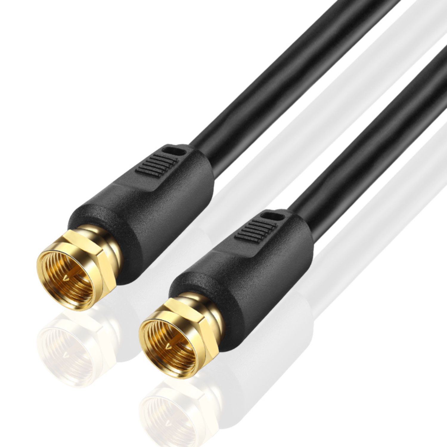 Coaxial Cable F Connector FType Pin Plug Male Adapter Jack RG6 Coax Wire eBay
