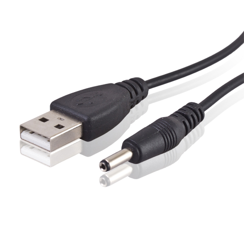 USB 2.0 To 3.5mm Barrel Jack Power Cable – 5V DC Charger Cord (70-80cm)