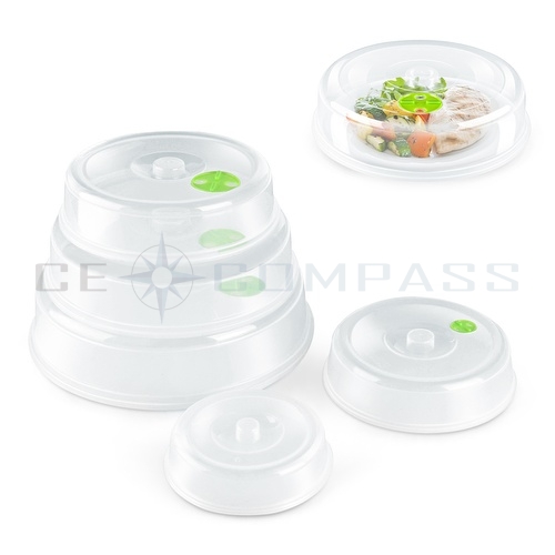 Microwave Plate Cover Lid Dish Food Splatter Guard Steam Microwave Plate Cover Lid 5 Piece Set Dish With Splatter Spatter Protection
