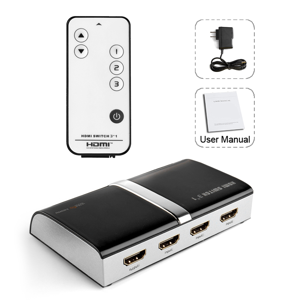 Compatible with any HDMI devices such as PS3, PS4, XBox 360, xBox One, Wii U, satellite set top box, HD AV Receiver, HD DVR systems, Chromecast, Roku, Amazon Fire TV, Apple TV, and HD DVD Bluray, home theater projector, PC monitor as well as any other HDMI compatible devices