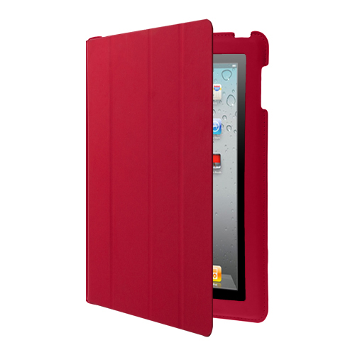 Ipadsmart Cover Leather on Red Smart Cover Leather Case Stand Magnetic For Ipad 2   Ebay