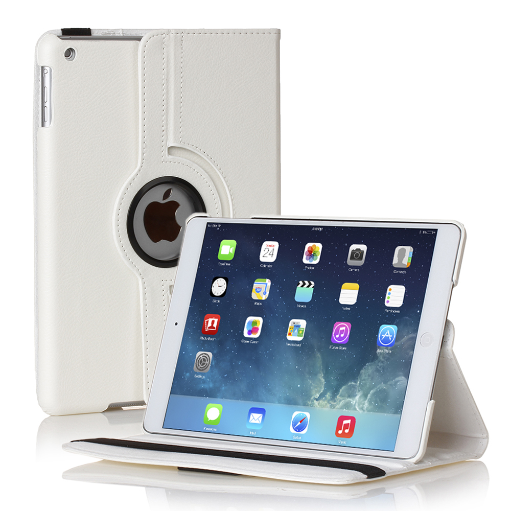 New Apple iPad Air 5 5th Gen 360 Rotating PU Leather Case Smart Cover