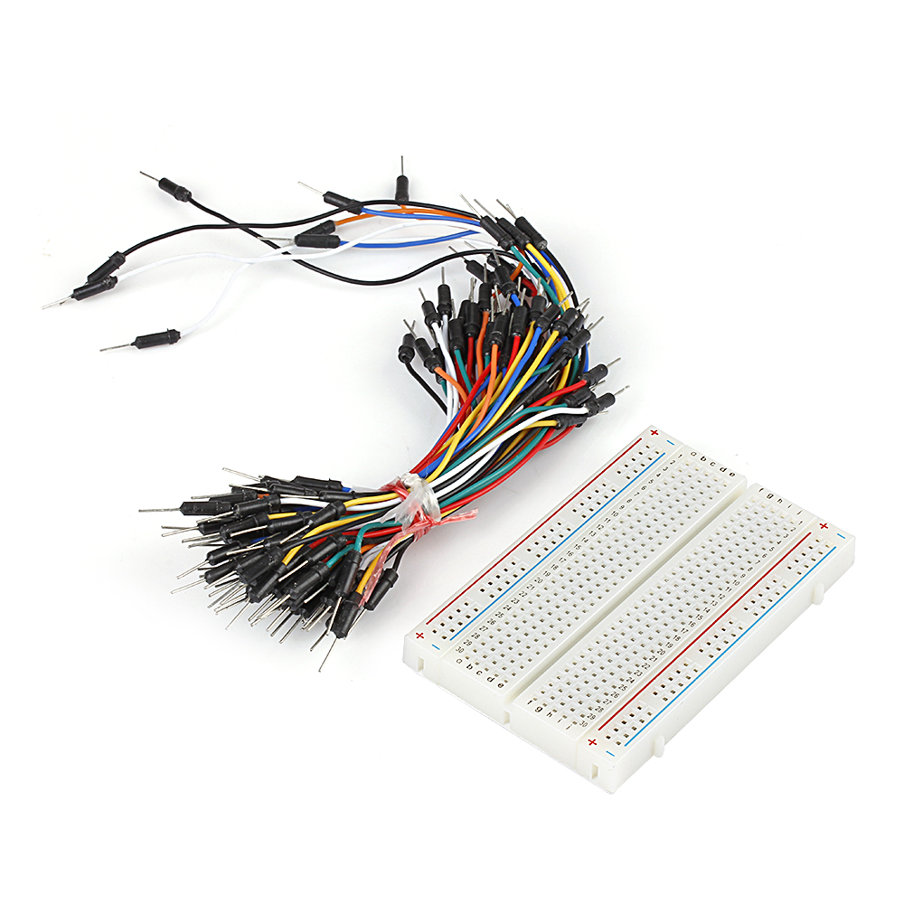 70PCS Breadboard Jumper Cable Wire + PCB Protoboard Test Circuit Board