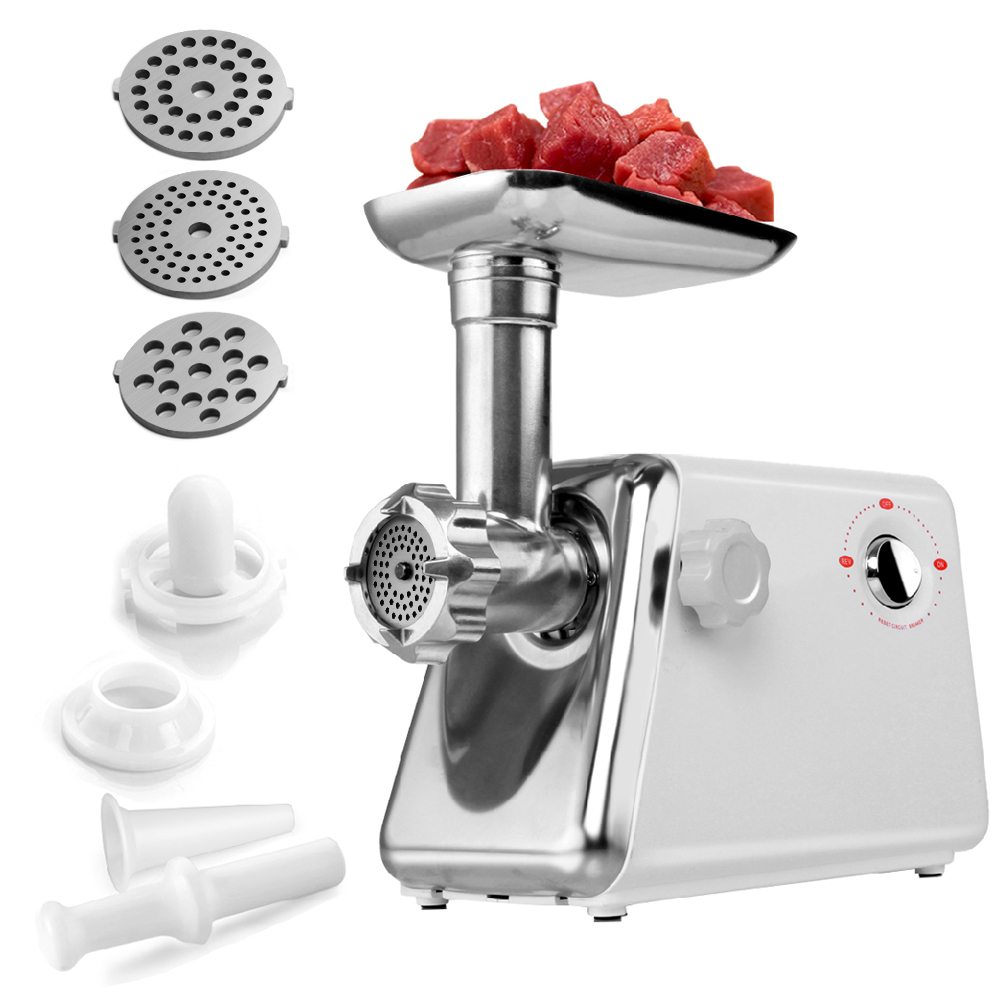 Electric Meat Grinder 1300 Watt Steel Industrial Meat Grinder Home