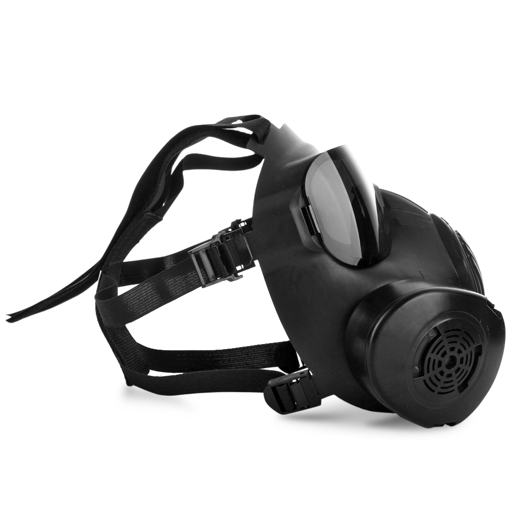 Full Face Mask with built-in dual battery operated fans for airsoft