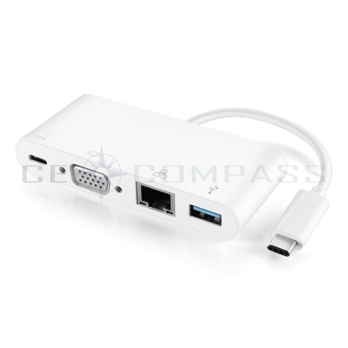 USB C to VGA USB 3.0 Type C Power Delivery Charging Port
