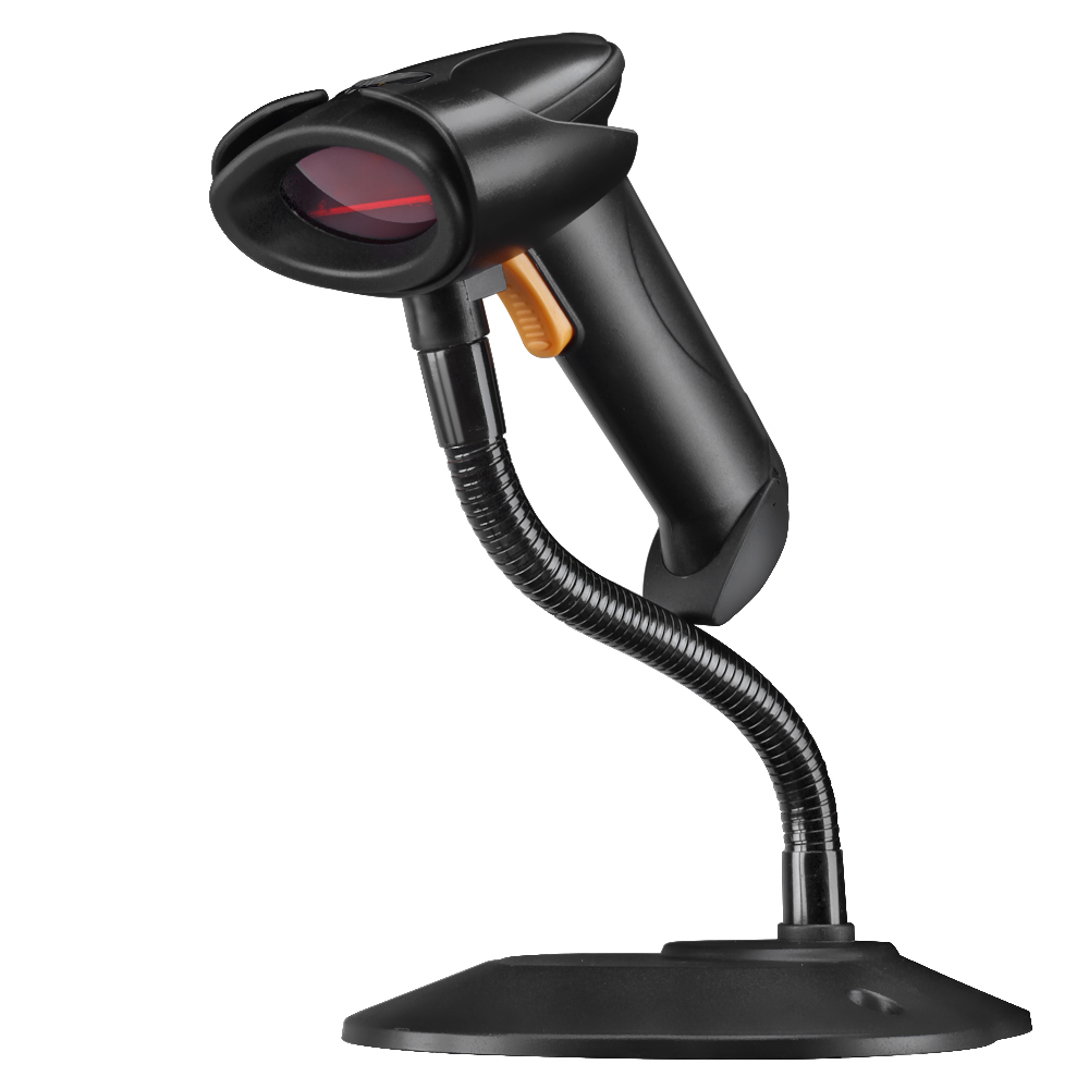 Automatic USB Laser Handheld Barcode Scanner Bar Code Reader W/ Adjustable Stand