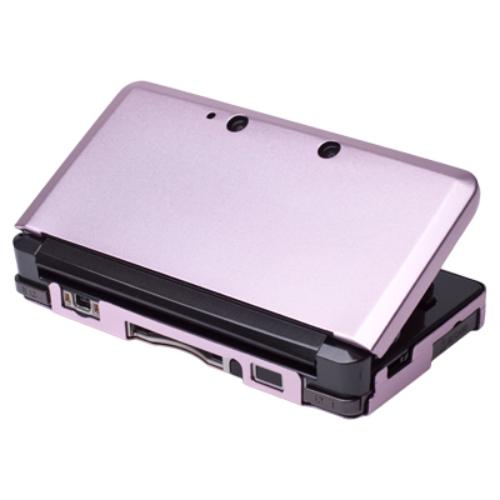 Pink Aluminium Hard Shell Case Skin Cover For Nintendo 3DS XL LL