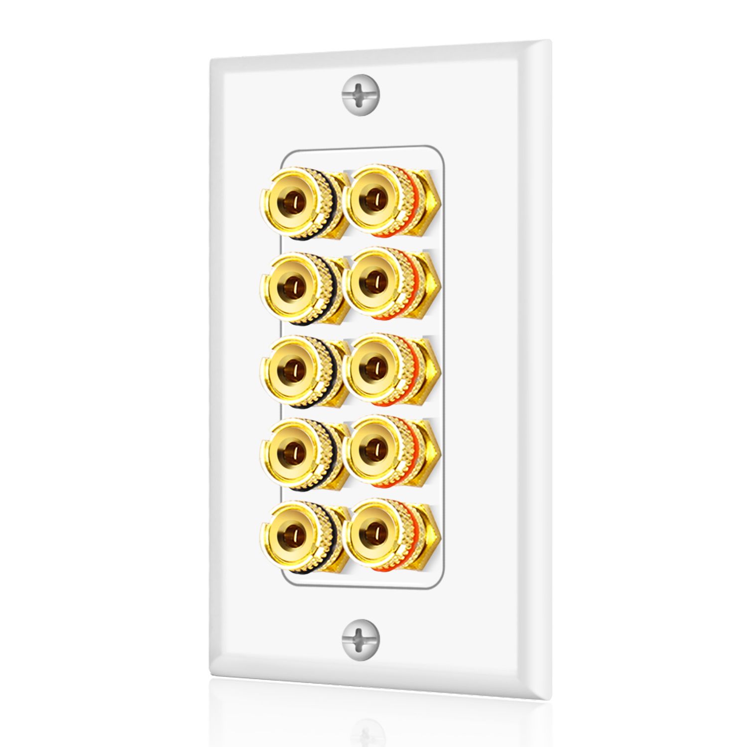 Home Theater Wall Plates home theater wall plate 5.1 surround sound banana binding post Home Theater Wall Plates home theater wall plate 5.1 surround sound banana binding post