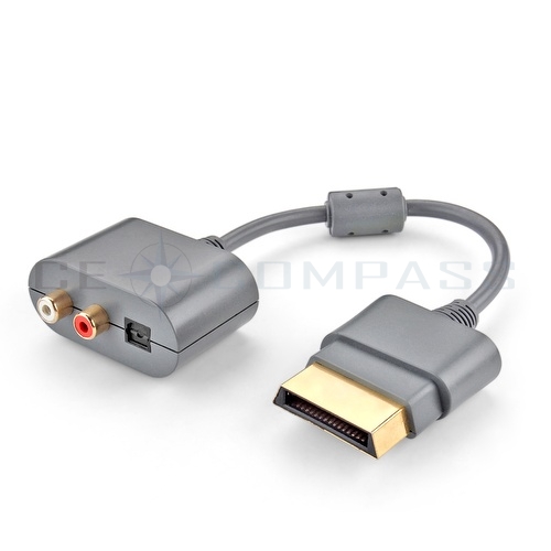 Optical Audio Adapter cable Audio For XBOX 360 HDMI AV  