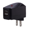 2 Dual USB Port Travel Wall AC Charger for iPad iPad 2