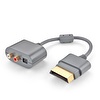 Optical Audio Adapter cable Audio For XBOX 360 HDMI AV