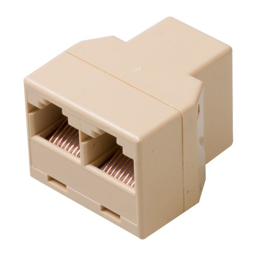 RJ45 8 Pin 8P8C Plug To 2 RJ45 Splitter Network Ethernet Connecter ...