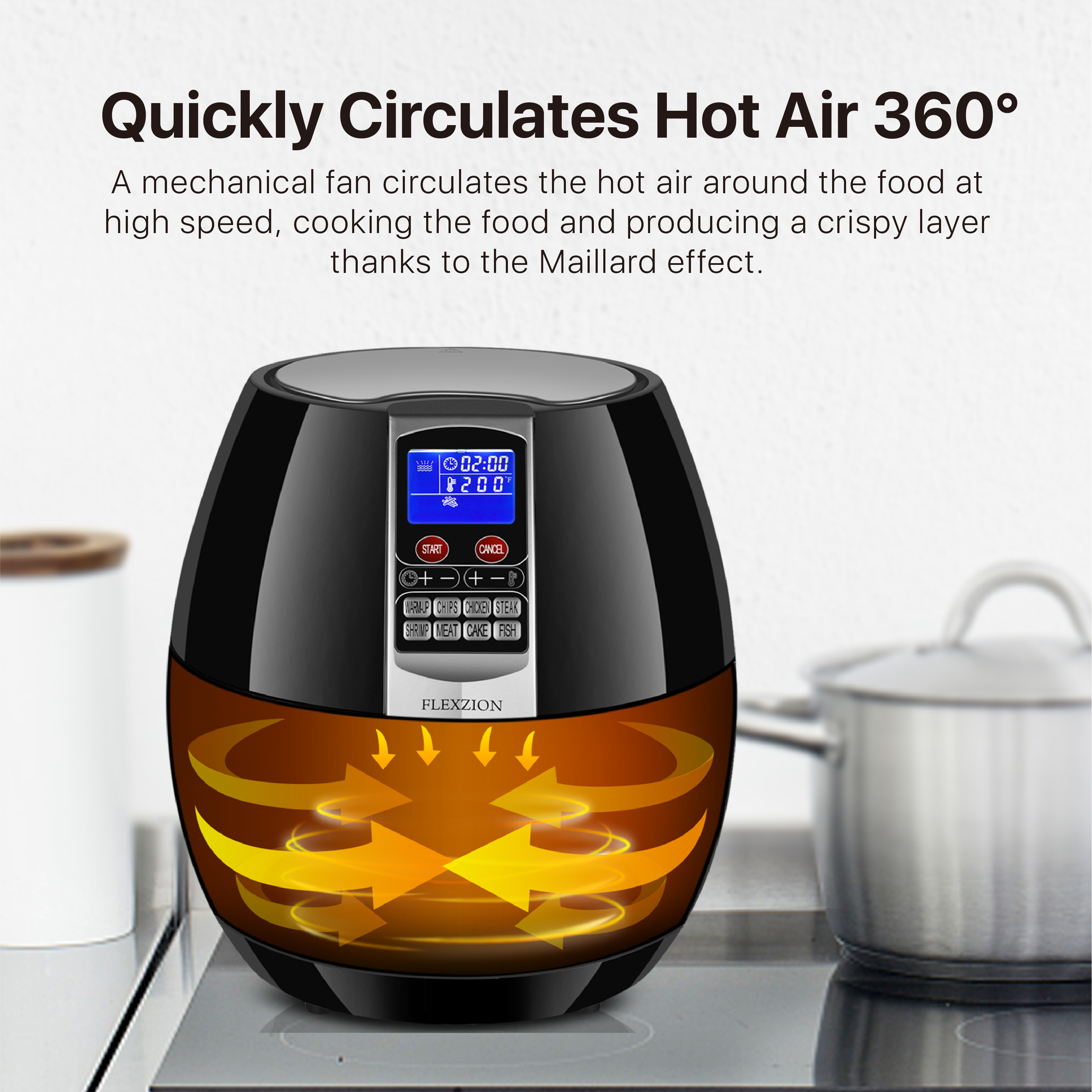 Steam air fryer фото 21