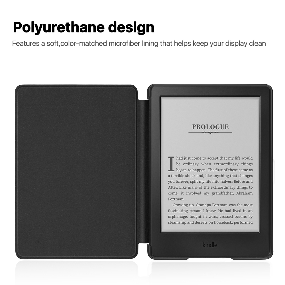 TNP Case for Kindle 10th Generation Black 10th Generation 2019 Release Slim /& Light Smart Cover Case with Auto Sleep /& Wake for  Kindle E-Reader 6 Display