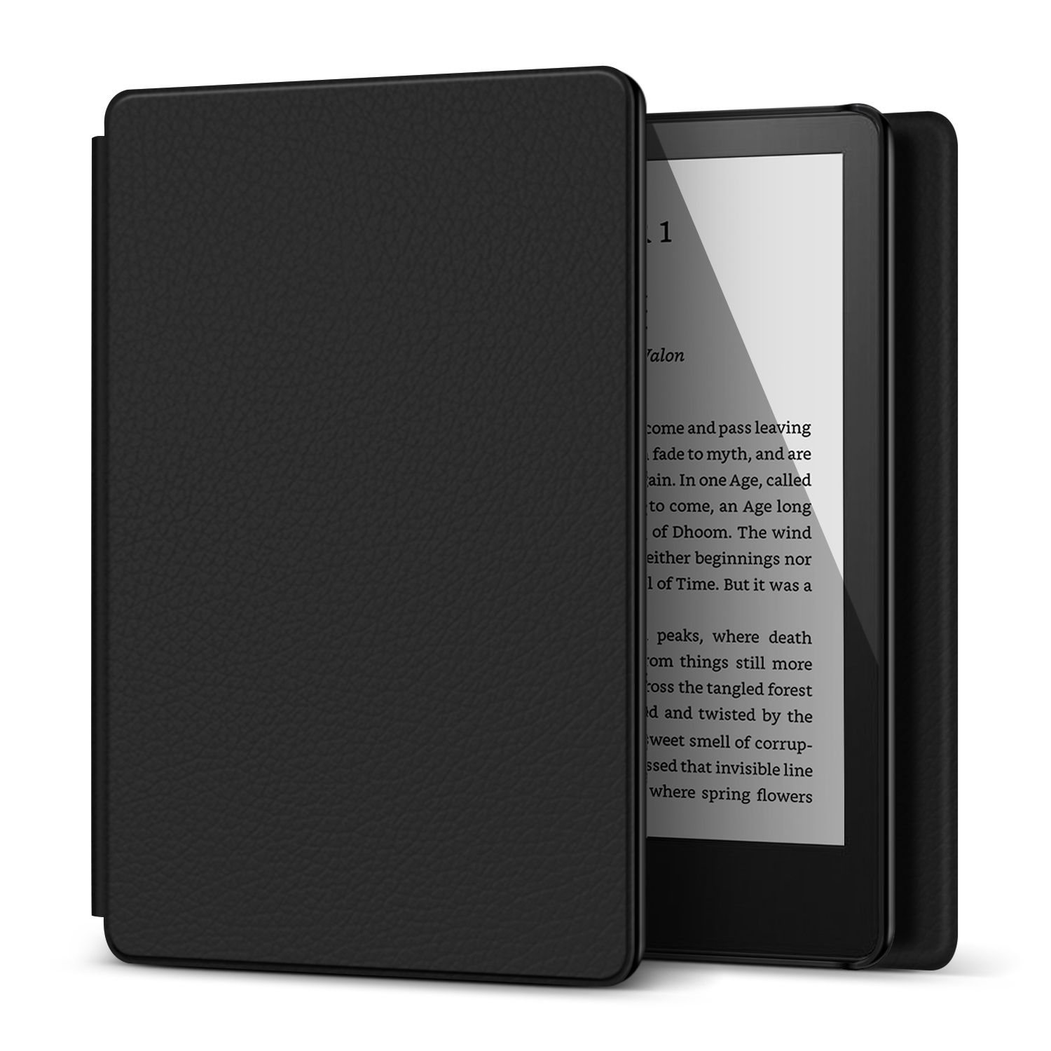 Case for 6" All-New Kindle (2022 Release) 11th Generation Slim Black Cover, Lightweight and Smart Protective Flip Case with Auto Sleep and Wake for 6-Inch Amazon Kindle E-book Reader