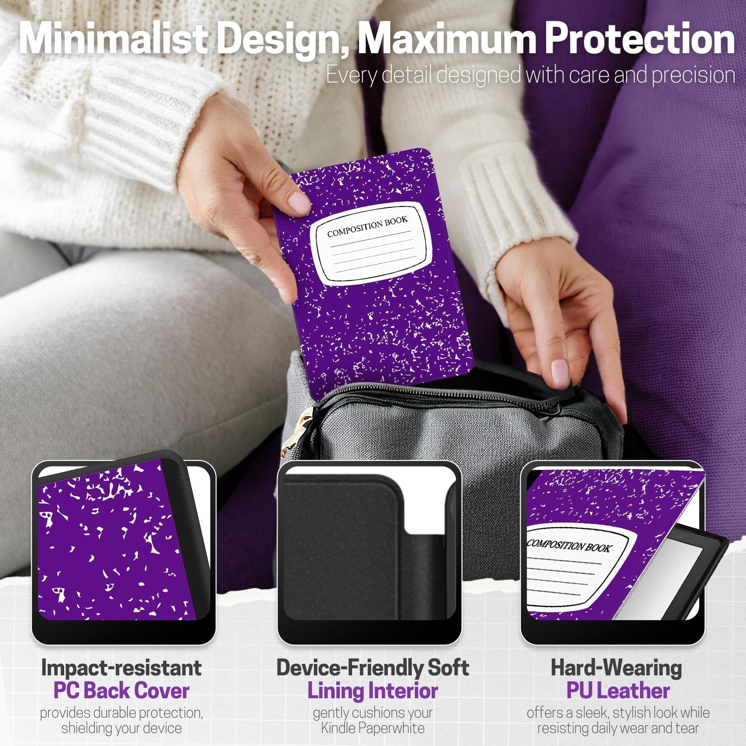 Corner & drop impact resistant for kindle case 11th generation, safeguarding your device beyond normal wear and tear; protect your device from bumps, dust, damage, scratches