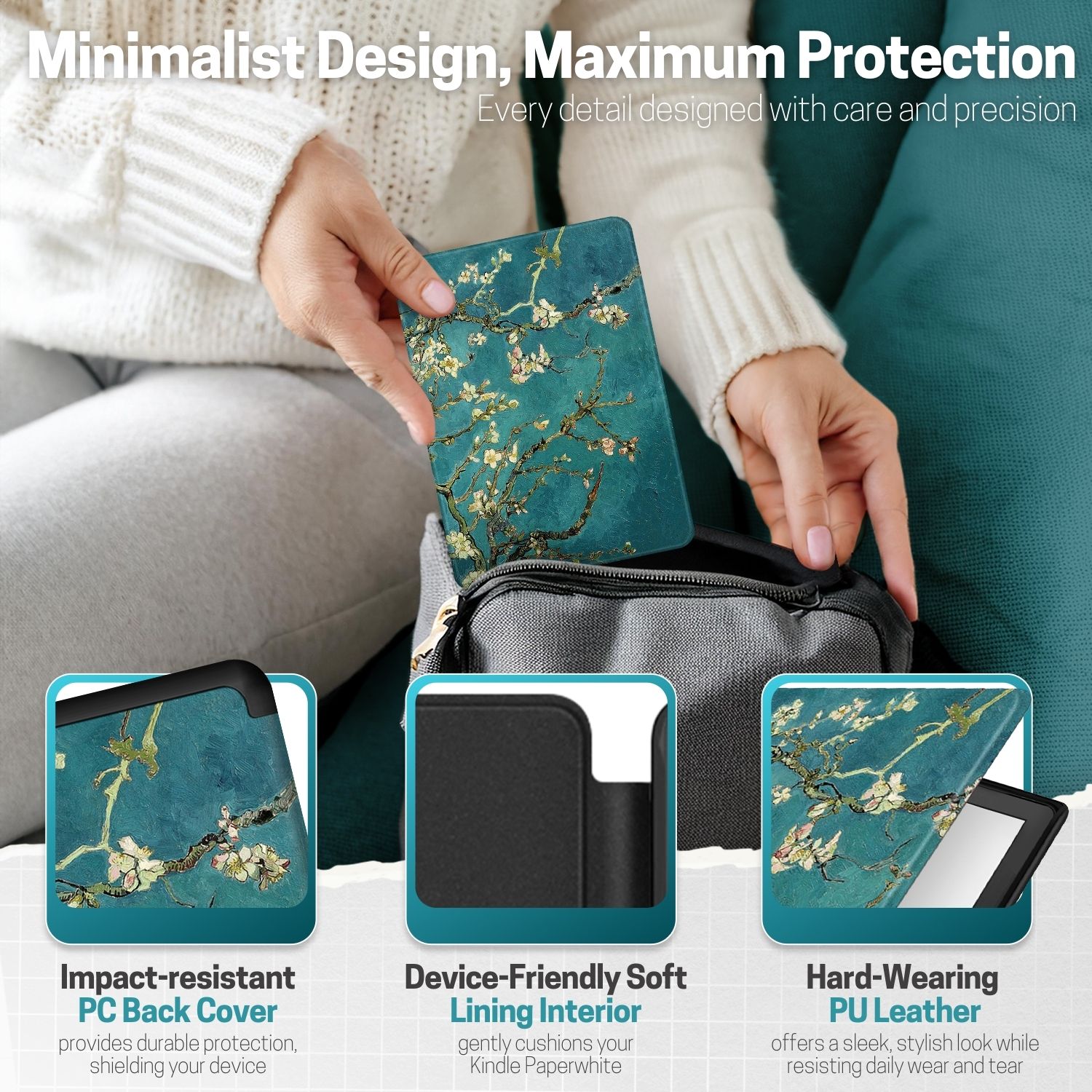 Corner & drop impact resistant safeguarding your device beyond normal wear and tear; protect your device from bumps, dust, damage, scratches