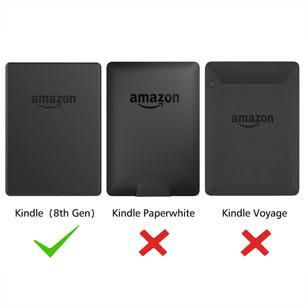 Case for Kindle 8 Gen E-reader Slim Light Smart Cover Auto Sleep
