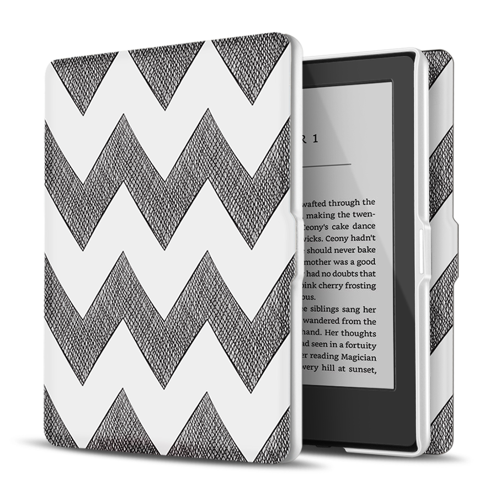 Case for Kindle 8th Generation - Slim & Light Smart Cover Case with Auto Sleep & Wake for Amazon Kindle E-reader 6" Display, 8th Generation 2016 Release (Chevron)