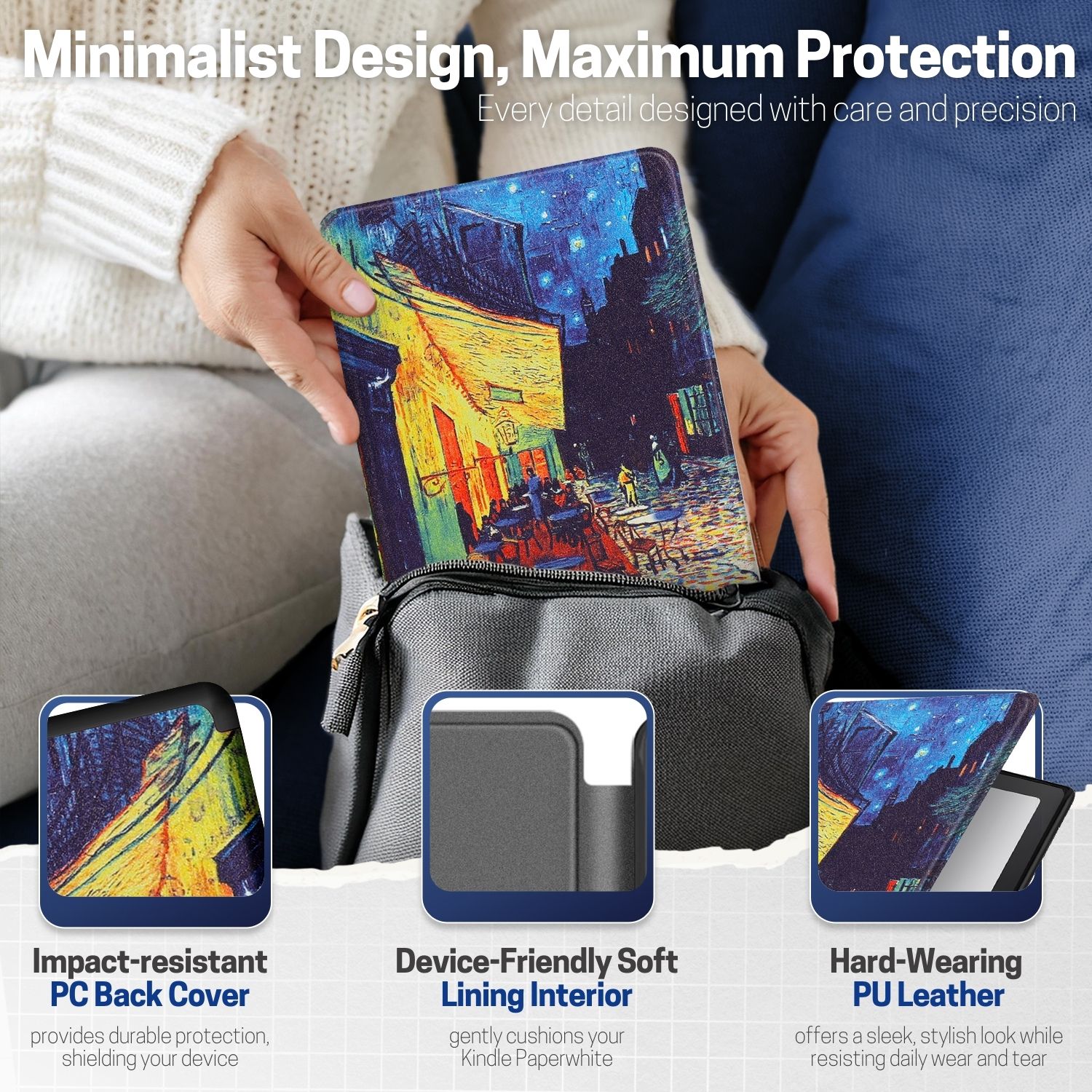 Corner drop impact resistant safeguarding your device beyond normal wear and tear; protect your device from bumps, dust, damage, scratches