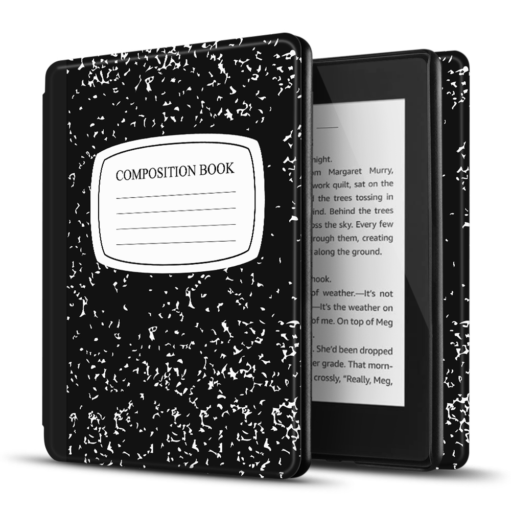 Case for Kindle Paperwhite 10th Gen / 10 Generation 2018 Release - Slim Light Smart Cover Sleeve with Auto Sleep Wake Compatible with Amazon Kindle Paperwhite 2019 2020 Version (Composition Book)