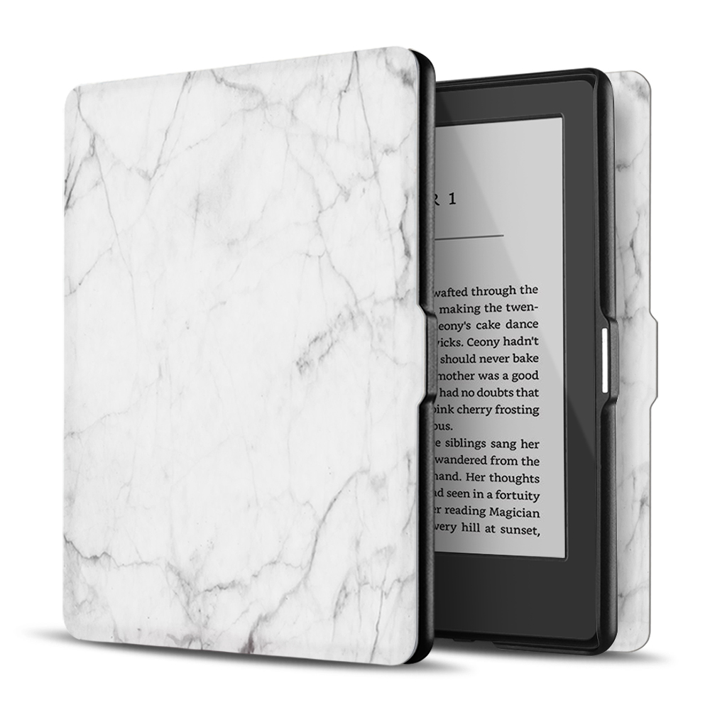 Case For Kindle 8 Gen E Reader Slim Smart Cover Auto Sleep Wake Marble White Ebay