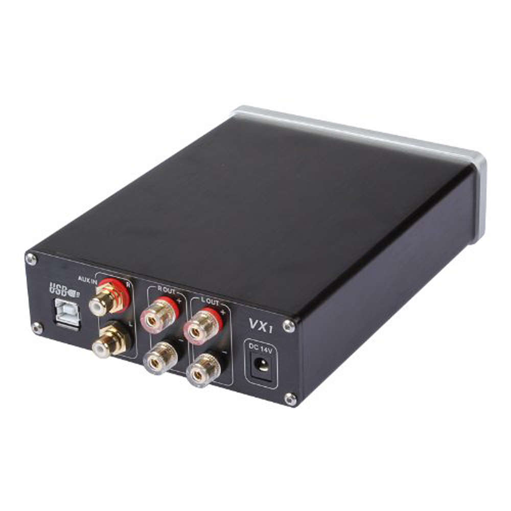 Topping VX1 25Wx2 Stereo Hi-Fi Digital Power Amplifier USB DAC AMP ...