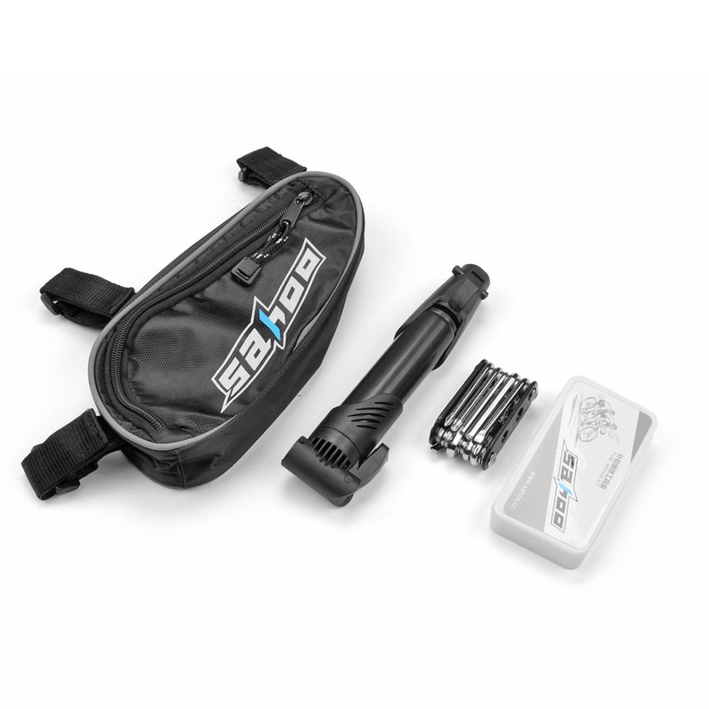Bicycle Tire Repair Tools Bike Cycling Maintenance Kits Set with Pouch