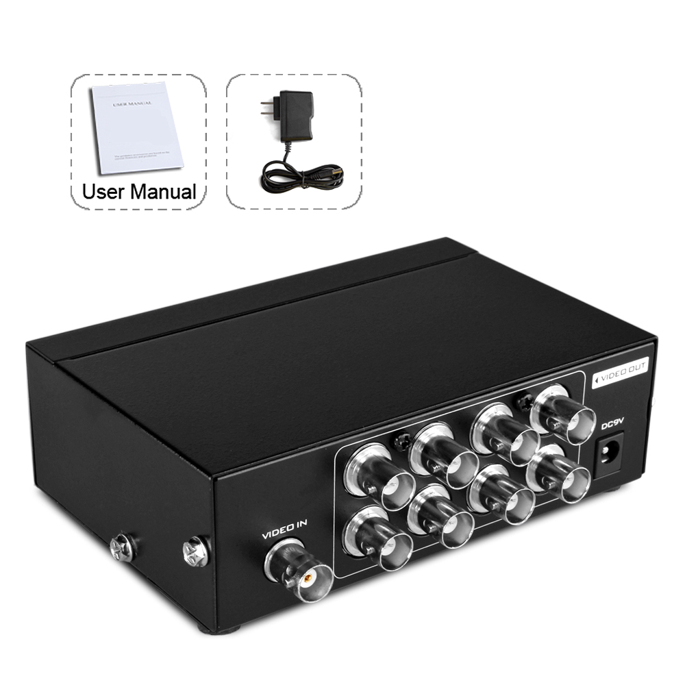 Video Signal: 0.8-1.0 volts p-p; Input Impedance: 75Ohm; Bandwidth: 50Hz -5.5MHz