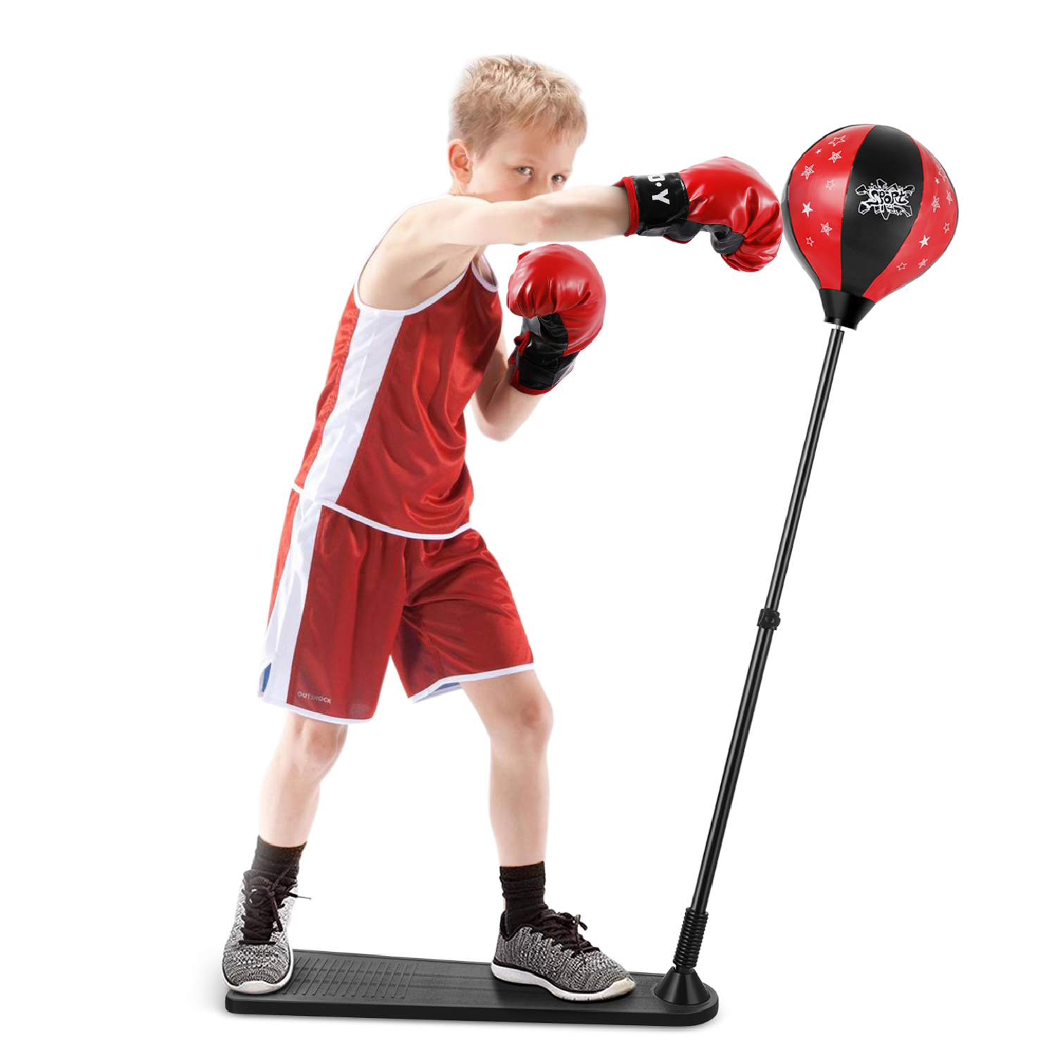 Sports Toys Punching Bag, Free Standing Boxing Speed Ball Inflatable