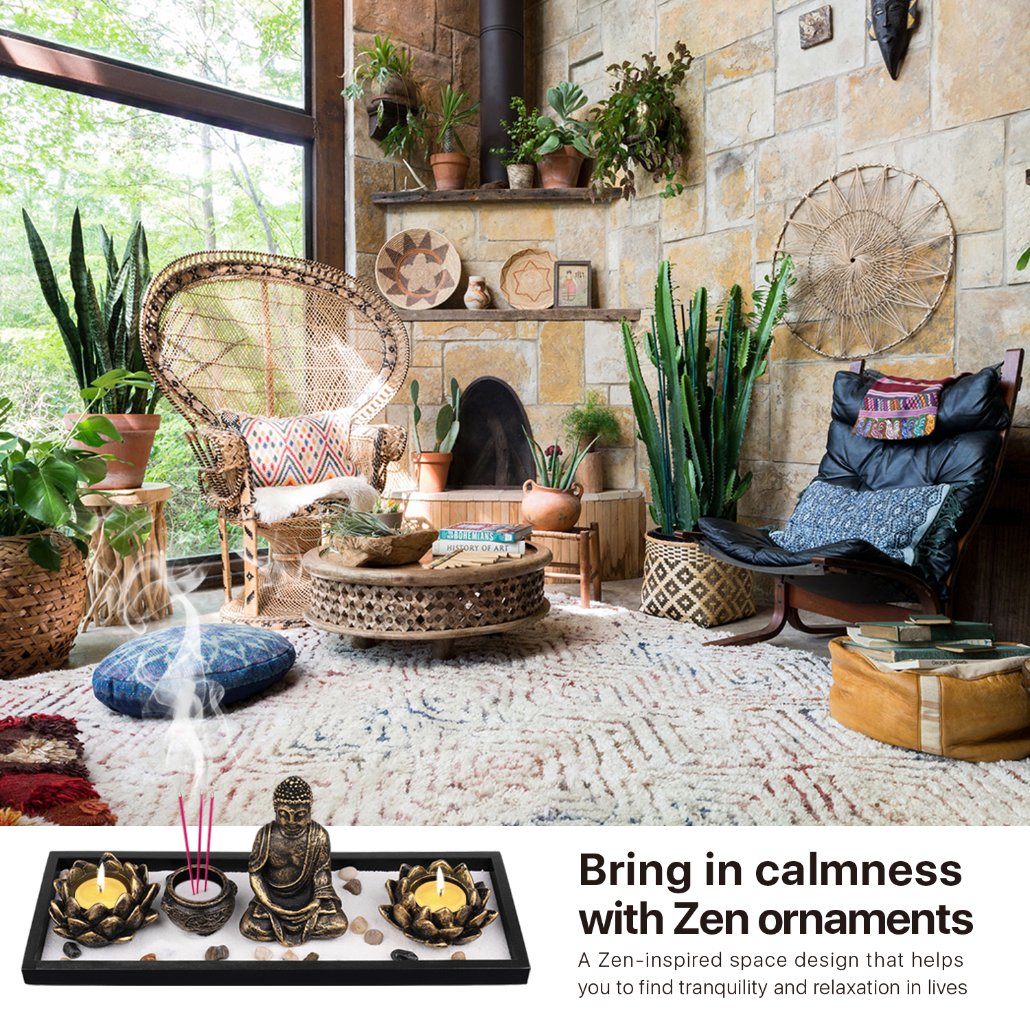 outdoor zen garden kit