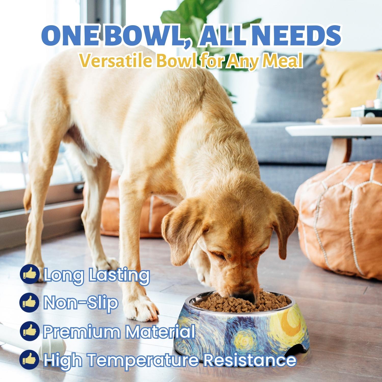 dog bowl in dishwasher with other dishes