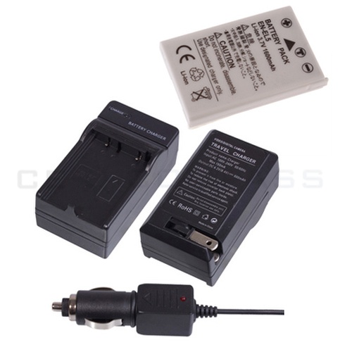 EN EL5 Battery + Charger for Nikon Coolpix P500 P100 7900 4200 5200 