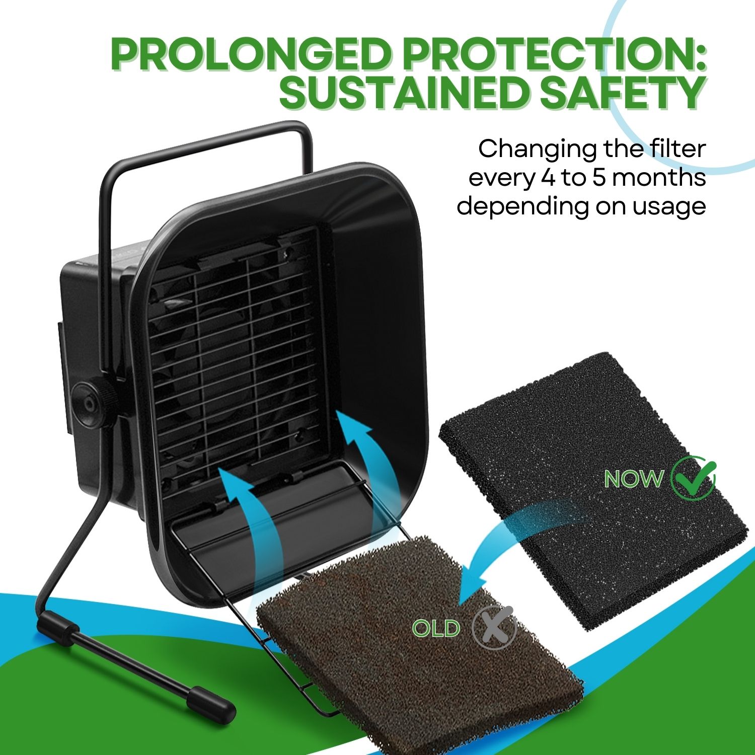 Activated Carbon Solder Fume Extractor Filters, Smoke Absorber