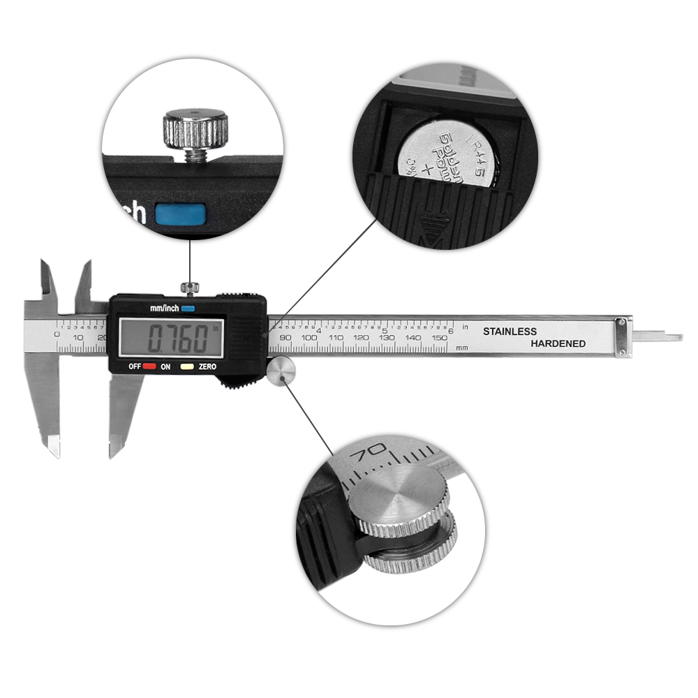 Portable and Reliable - The compact design of our diameter measuring tool makes it a convenient carry-along tool for engineers, jewelers, and hobbyists seeking reliable accuracy.