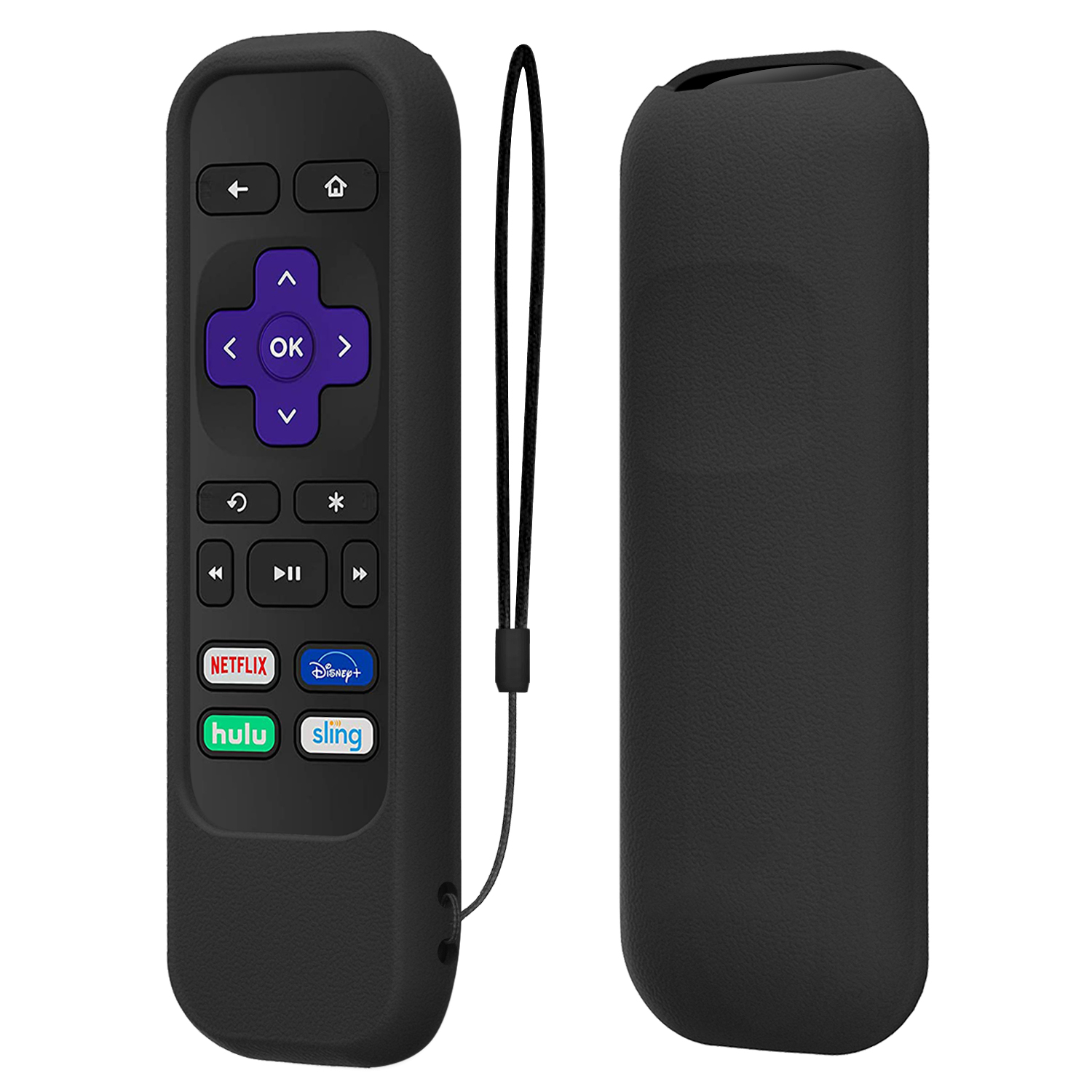 Case Cover for Roku Remote Control Stick (Black) Roku ...