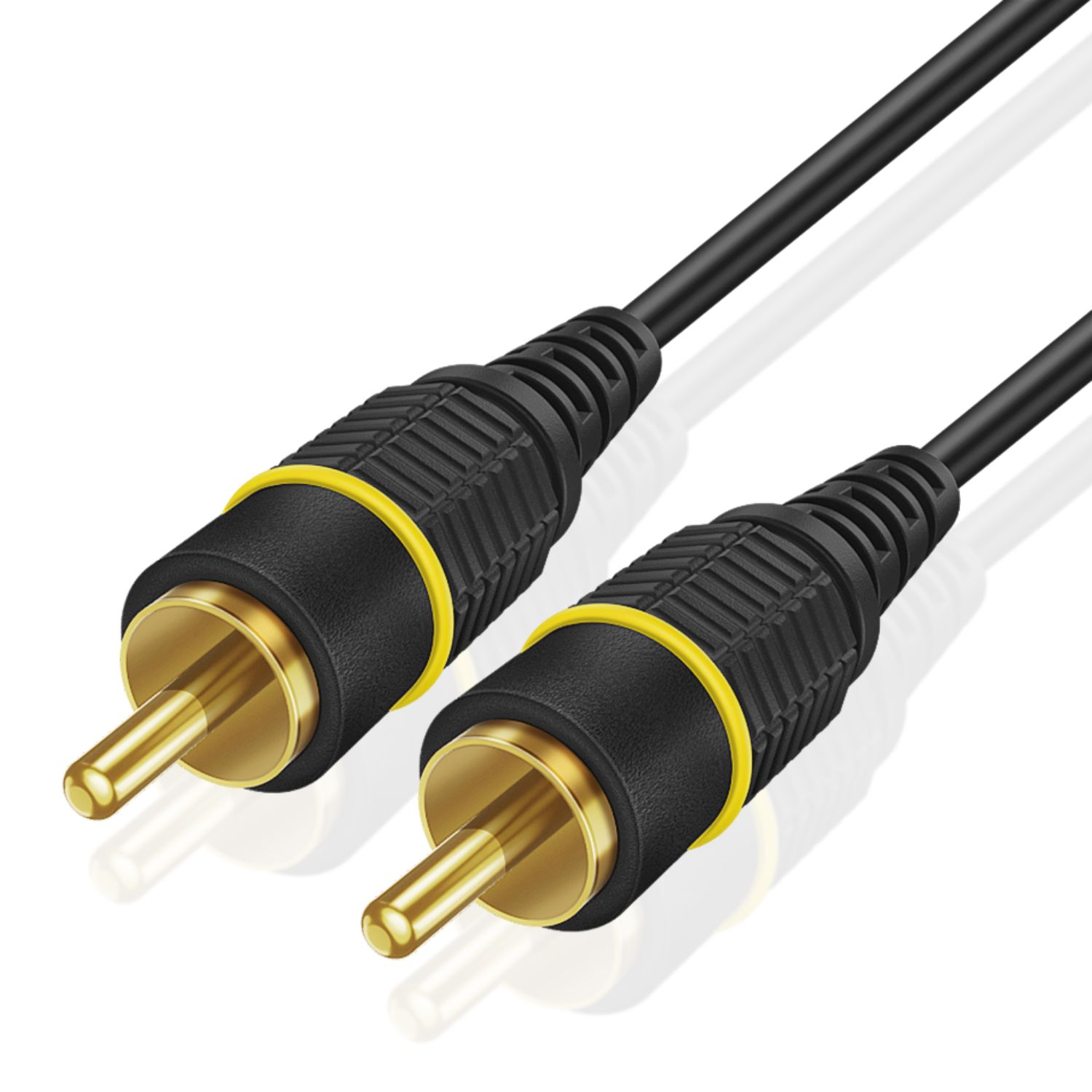 30FT 1 RCA Male To 1 RCA Male M/M Composite Audio Video Subwoofer Digital Coax Cable