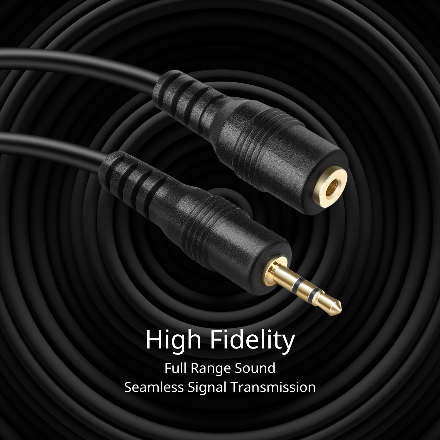 Constructed with the highest standards and top quality parts; Balanced solid conductors for enhanced internal noise rejection and clearer, deeper bass and eliminate strand-interaction distortion; Solid-core bass conductor optimizes low-frequency signal transfer for improved bass response