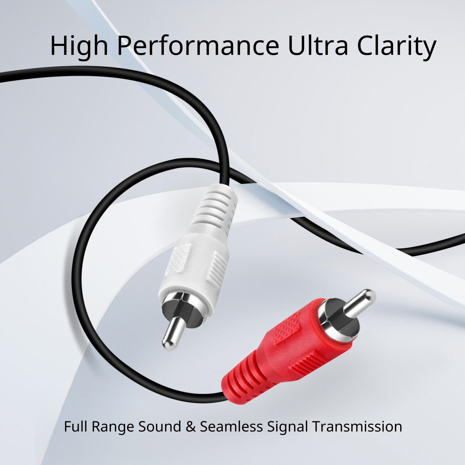 Versatile Sound Range: With our RCA to RCA cable, Enjoy high-frequency quality, detailed, clean, natural, pure audio sound for your AV audio device equipment with realism and clarity, jitter-free in audio signals