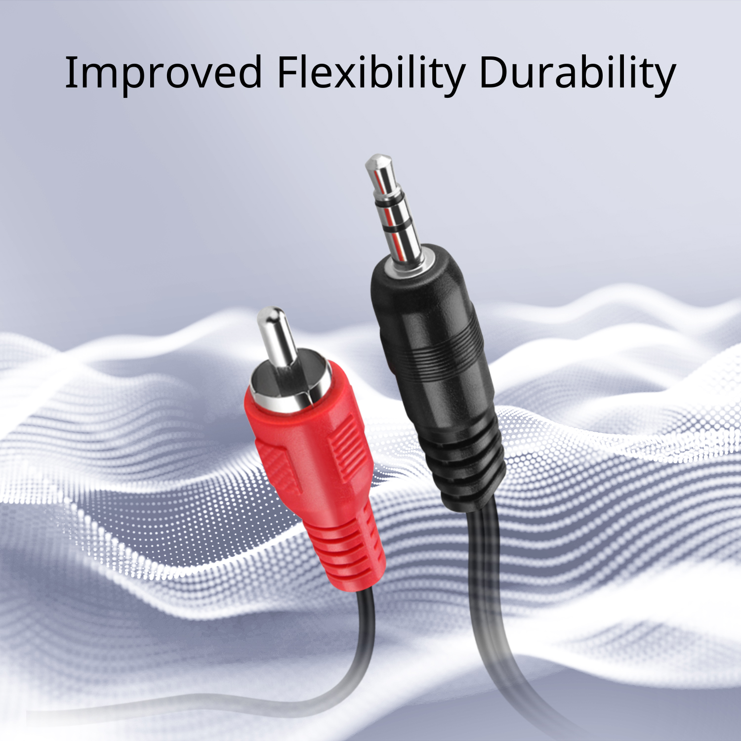 Broad Compatibility: This 3.5mm Aux to RCA cable connects a wide range of devices, including smartphones, tablets, laptops, amplifiers, projectors, radios, car audio systems, stereo systems, Hi-Fi audio, computers, sound recording equipment, and speakers