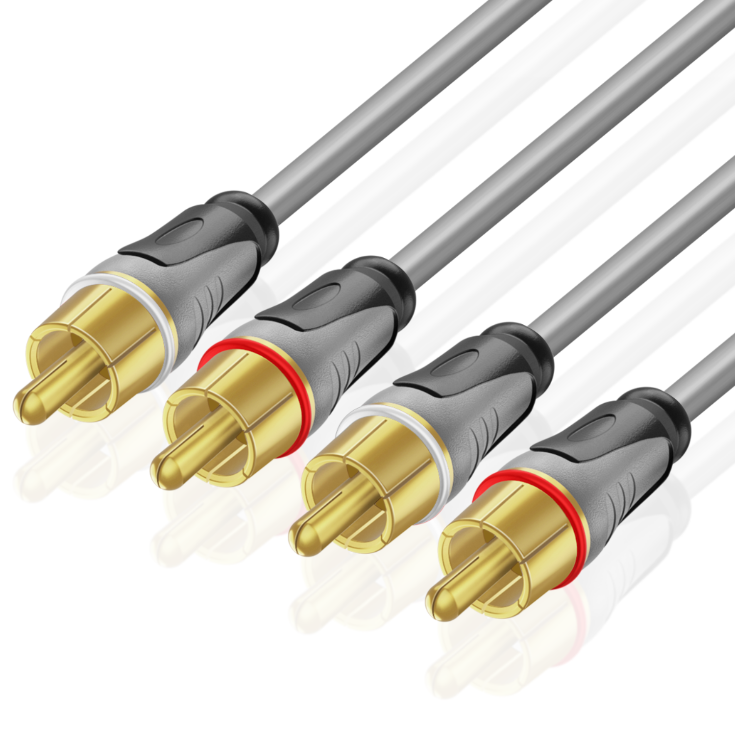 Rca To Rca Cable 30cm-10m 2RCA Male To 2RCA Male Stereo Audio Cable ...