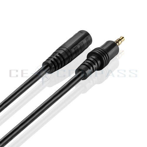   5mm Stereo Audio Extension Cable Plug Mini Jack M/F Male Female  