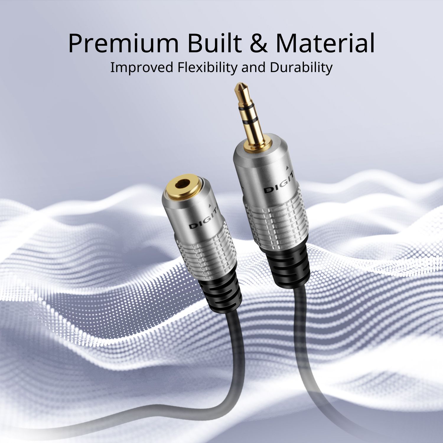 High performance versatile cable delivers full range bass for audio AV equipment; Accurately transfer high bandwidth frequency quality detailed clean natural pure audio sound with realism and clarity jitter-free stereo format signals